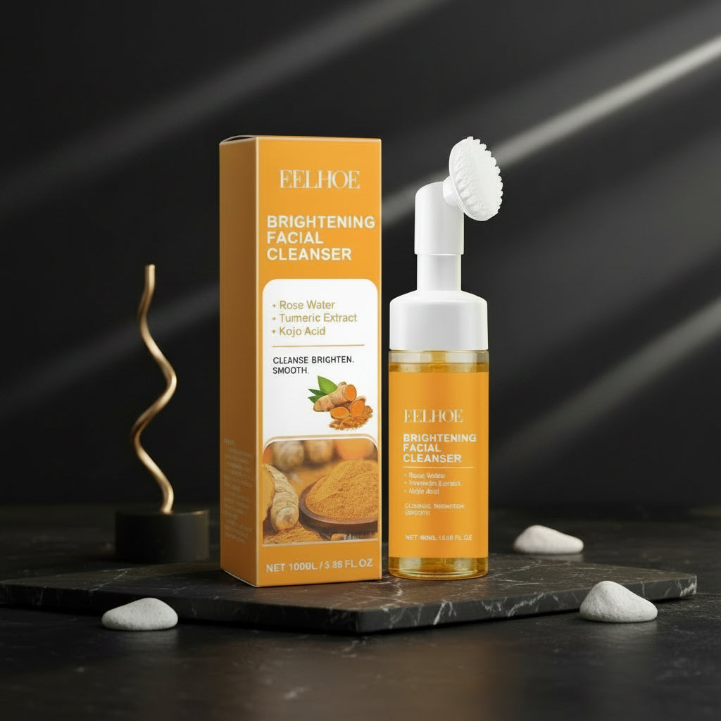Nettoyant Moussant Curcuma — Éclat & Pores Purifiés