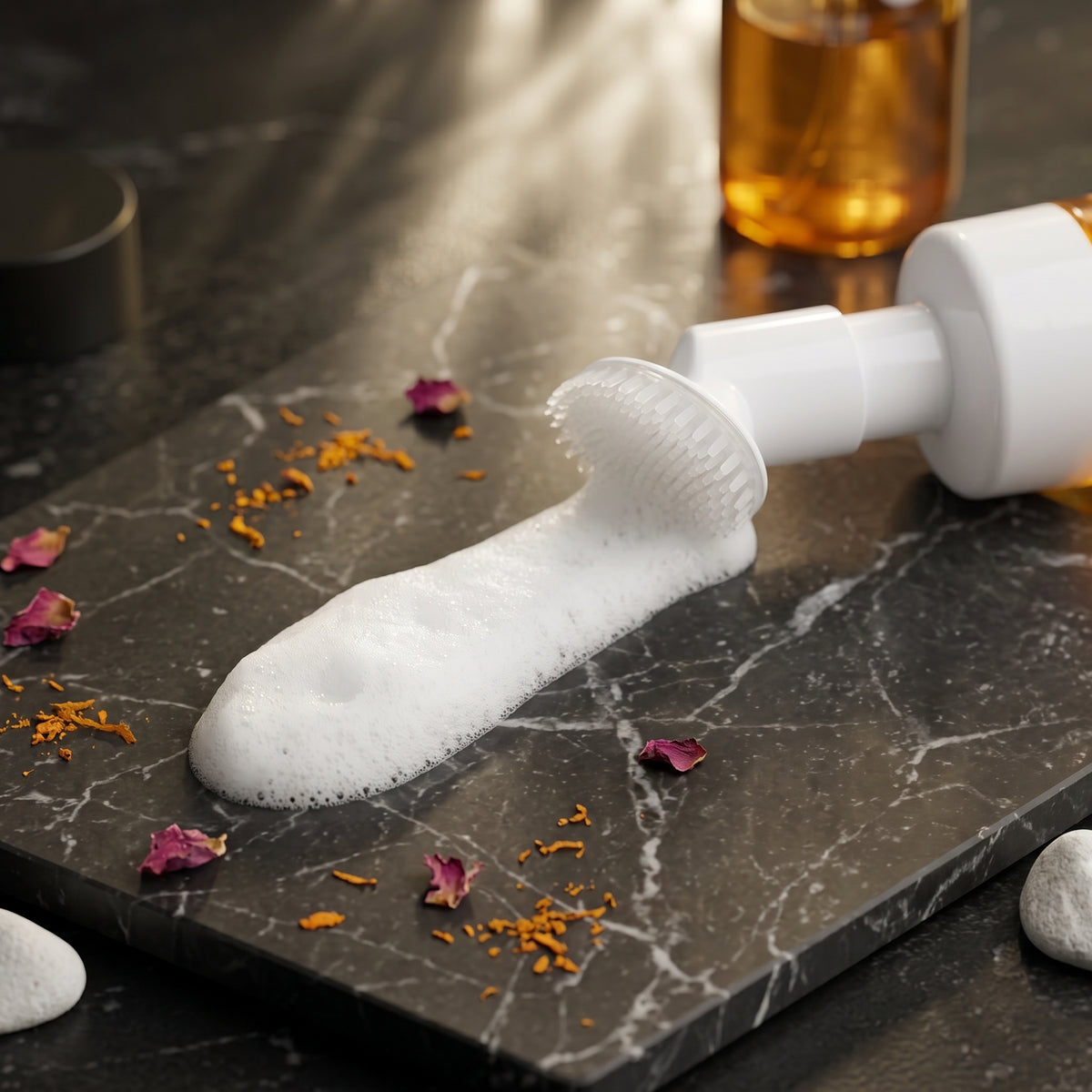Nettoyant Moussant Curcuma — Éclat & Pores Purifiés