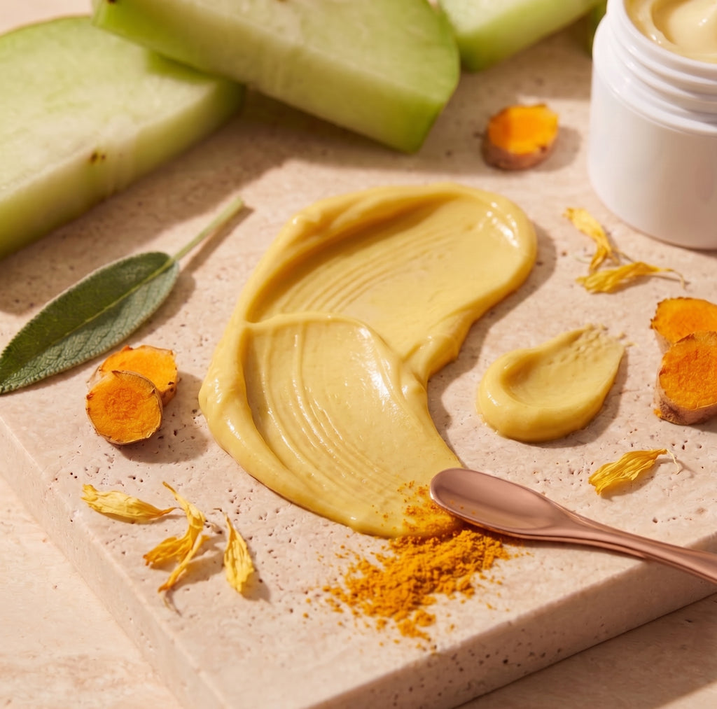 Crème Éclat au Curcuma — Hydratation 24h