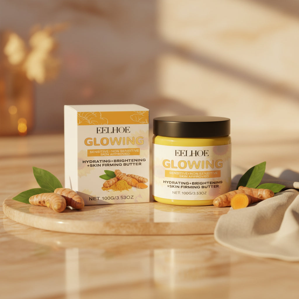 Crème Éclat au Curcuma — Hydratation 24h