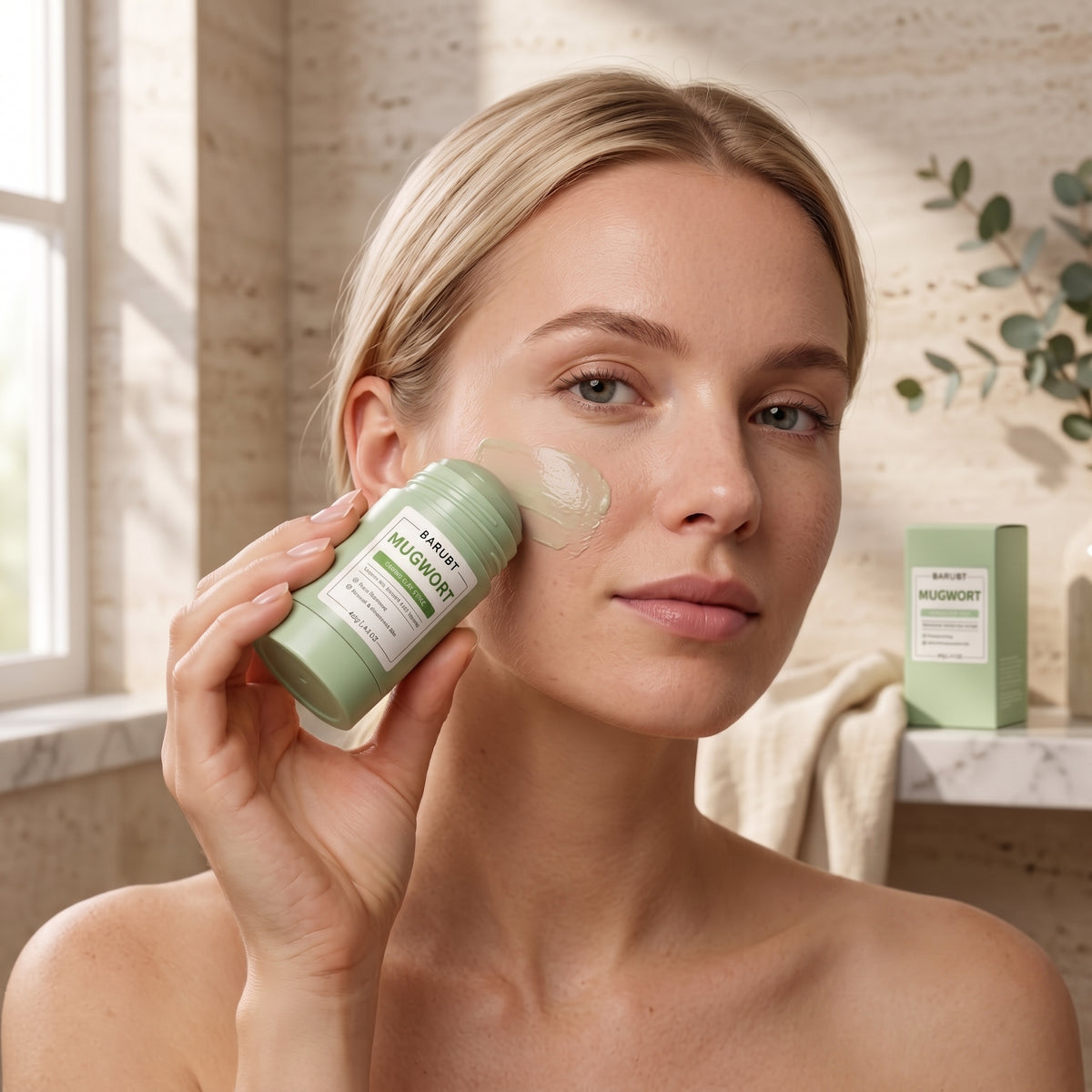 Stick Masque Mugwort — Argile Purifiante & Apaisante