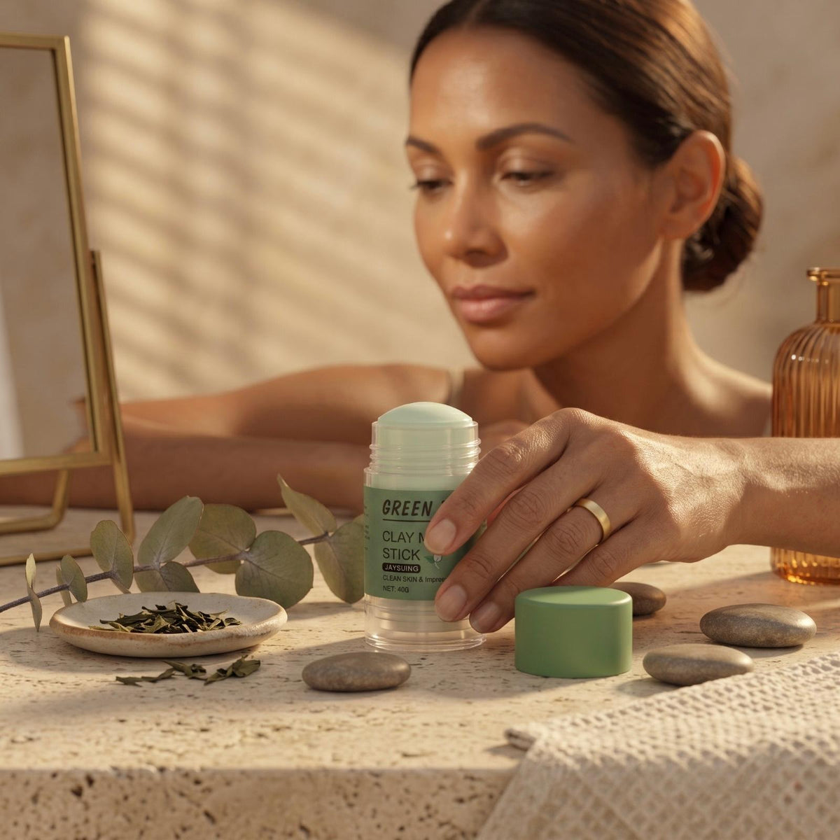 Stick Masque Purifiant — Argile & Thé Vert
