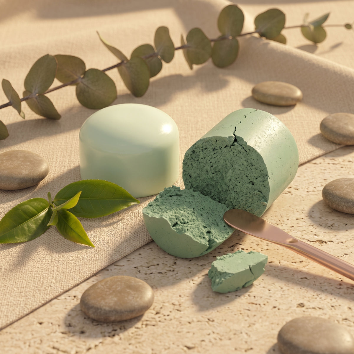 Stick Masque Purifiant — Argile & Thé Vert